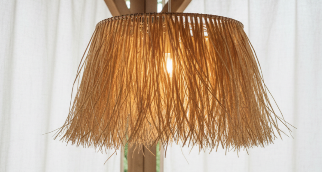 Evde Dönüşüm: Doğal Aydınlatma Trendi (Rafya, Hasır, Rattan) ile Mekanınızı Yenileyin