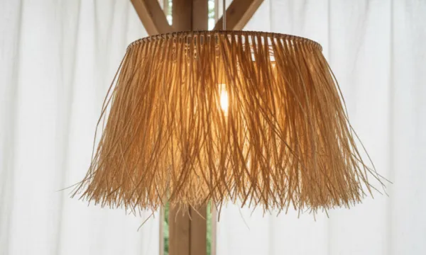 Evde Dönüşüm: Doğal Aydınlatma Trendi (Rafya, Hasır, Rattan) ile Mekanınızı Yenileyin