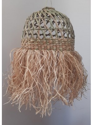 Denizanası Doğal Hasır Avize 30cm - El Yapımı Denizanası Doğal Hasır Avize 30cm - El Yapımı