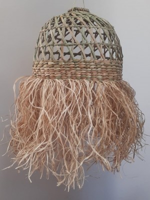 Denizanası Doğal Hasır Avize 30cm - El Yapımı Denizanası Doğal Hasır Avize 30cm - El Yapımı