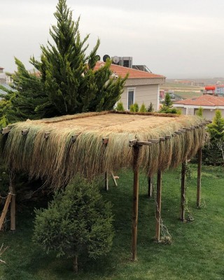 Doğal Püskül Otu - Saçak Otu - 110cm x 2m