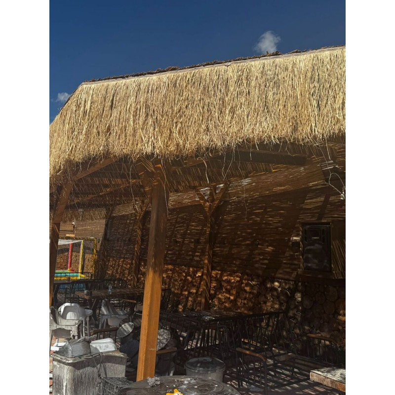 Doğal Püskül Otu - Saçak Otu - 50cm x 300cm Şeritli Doğal Püskül Otu - Saçak Otu - 50cm x 300cm Şeritli