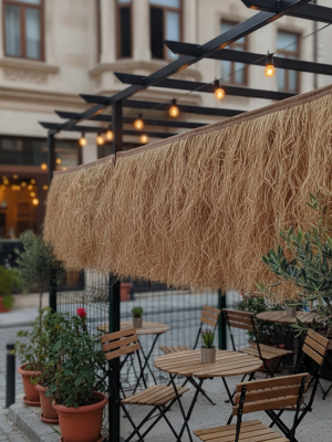 Doğal Püskül Otu - Saçak Otu - 75cm x 200cm Şeritli Doğal Püskül Otu - Saçak Otu - 75cm x 200cm Şeritli