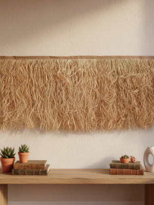 Doğal Püskül Otu - Saçak Otu - 50cm x 100cm Şeritli Doğal Püskül Otu - Saçak Otu - 50cm x 100cm Şeritli