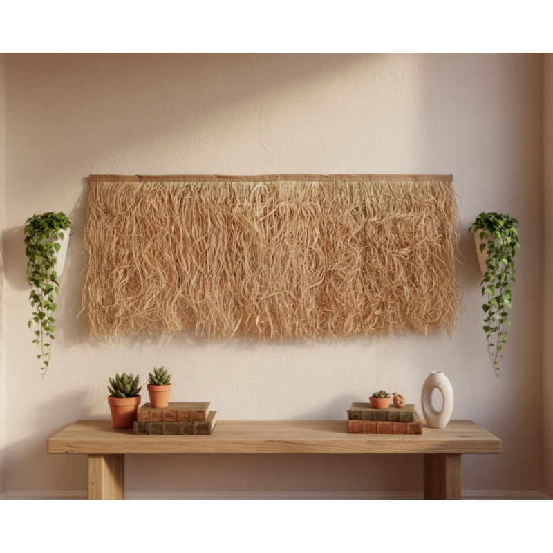 Doğal Püskül Otu - Saçak Otu - 50cm x 100cm Şeritli Doğal Püskül Otu - Saçak Otu - 50cm x 100cm Şeritli