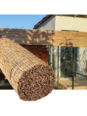 Küçük Boy Doğal Hasır Kamış Çit 1m x 6m