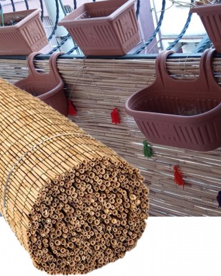 Özel Boy Doğal Hasır Kamış Çit 120cm x 5m - Özel Üretim