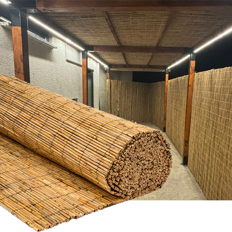 Büyük Boy Doğal Hasır Kamış Çit 3m x 6m Büyük Boy Doğal Hasır Kamış Çit 3m x 6m