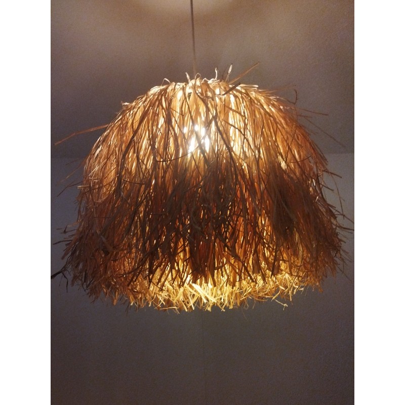 Çobanyıldızı Doğal Rafya Hasır Tasarım Bohem Avize 40x45cm Çobanyıldızı Doğal Rafya Hasır Tasarım Bohem Avize 40x45cm