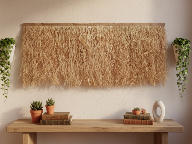 İç mekanda duvar dekorasyonu